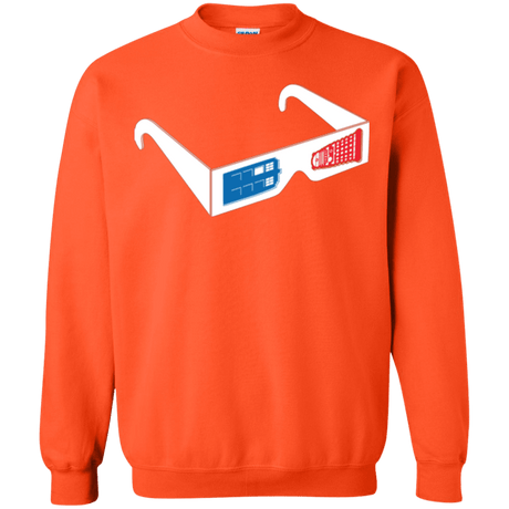 Sweatshirts Orange / Small 3DW Crewneck Sweatshirt