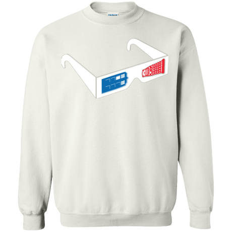 Sweatshirts White / Small 3DW Crewneck Sweatshirt
