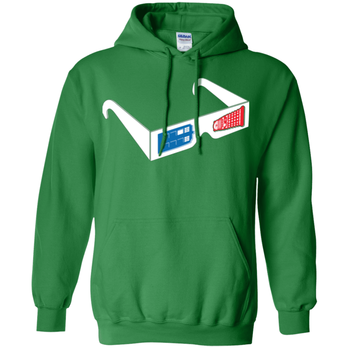 Sweatshirts Irish Green / Small 3DW Pullover Hoodie