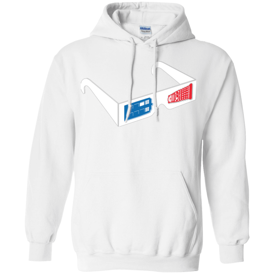 Sweatshirts White / Small 3DW Pullover Hoodie