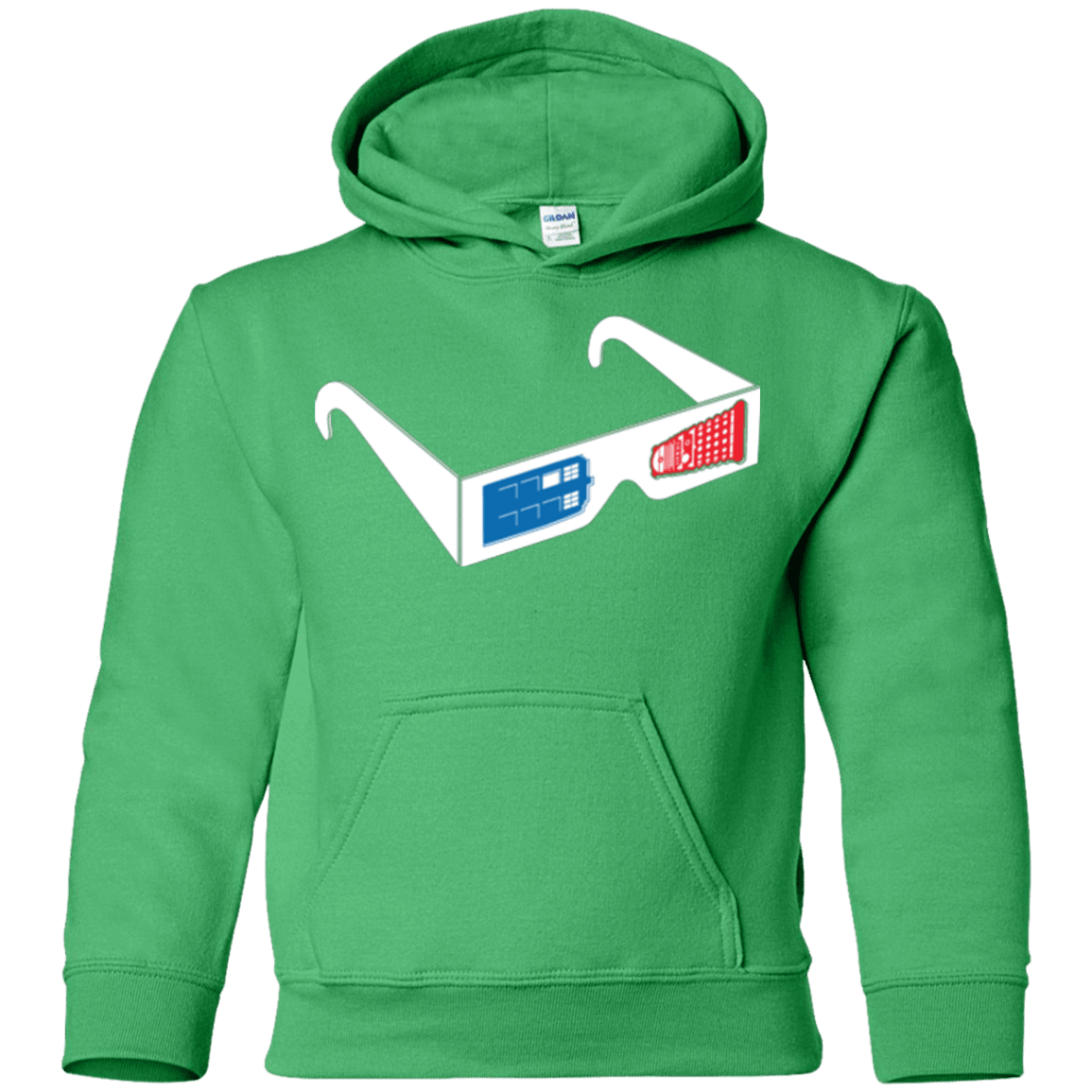 Sweatshirts Irish Green / YS 3DW Youth Hoodie
