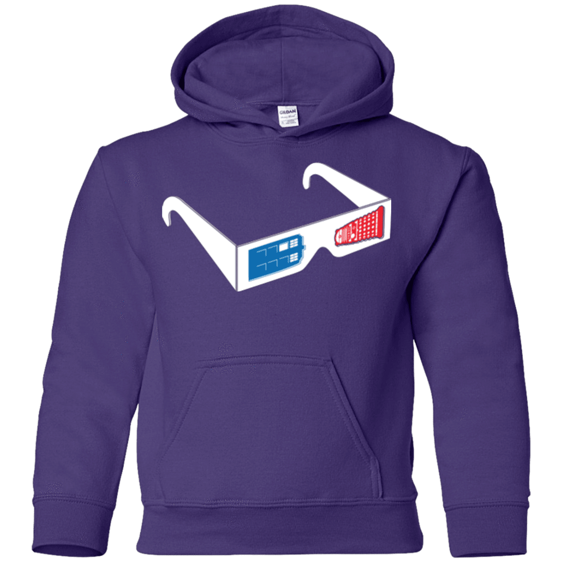 Sweatshirts Purple / YS 3DW Youth Hoodie