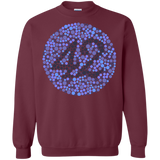 Sweatshirts Maroon / Small 42 blind test Crewneck Sweatshirt