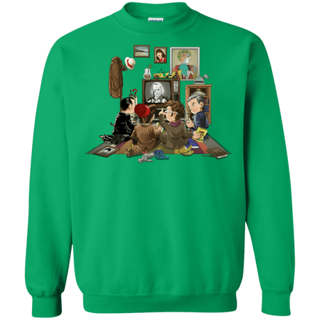 Sweatshirts Irish Green / Small 50 Years Of The Doctor Crewneck Sweatshirt