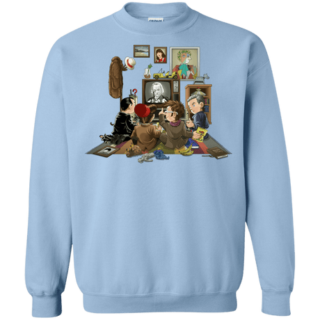 Sweatshirts Light Blue / Small 50 Years Of The Doctor Crewneck Sweatshirt