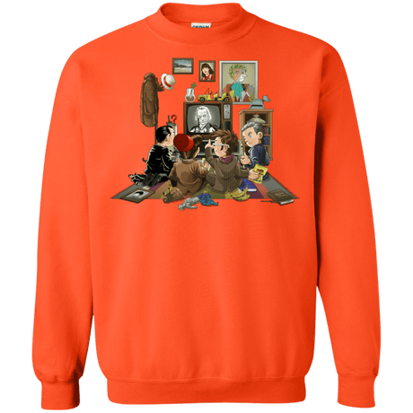 Sweatshirts Orange / Small 50 Years Of The Doctor Crewneck Sweatshirt