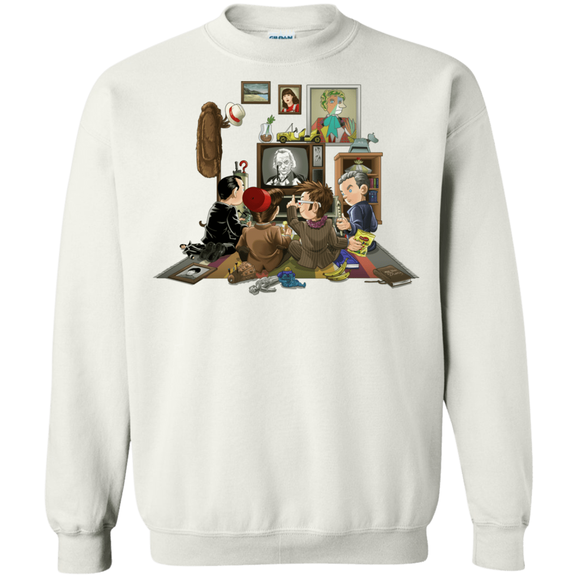 Sweatshirts White / Small 50 Years Of The Doctor Crewneck Sweatshirt