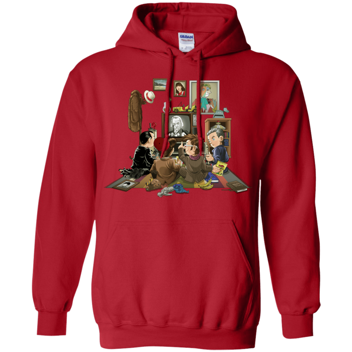 Sweatshirts Red / Small 50 Years Of The Doctor Pullover Hoodie