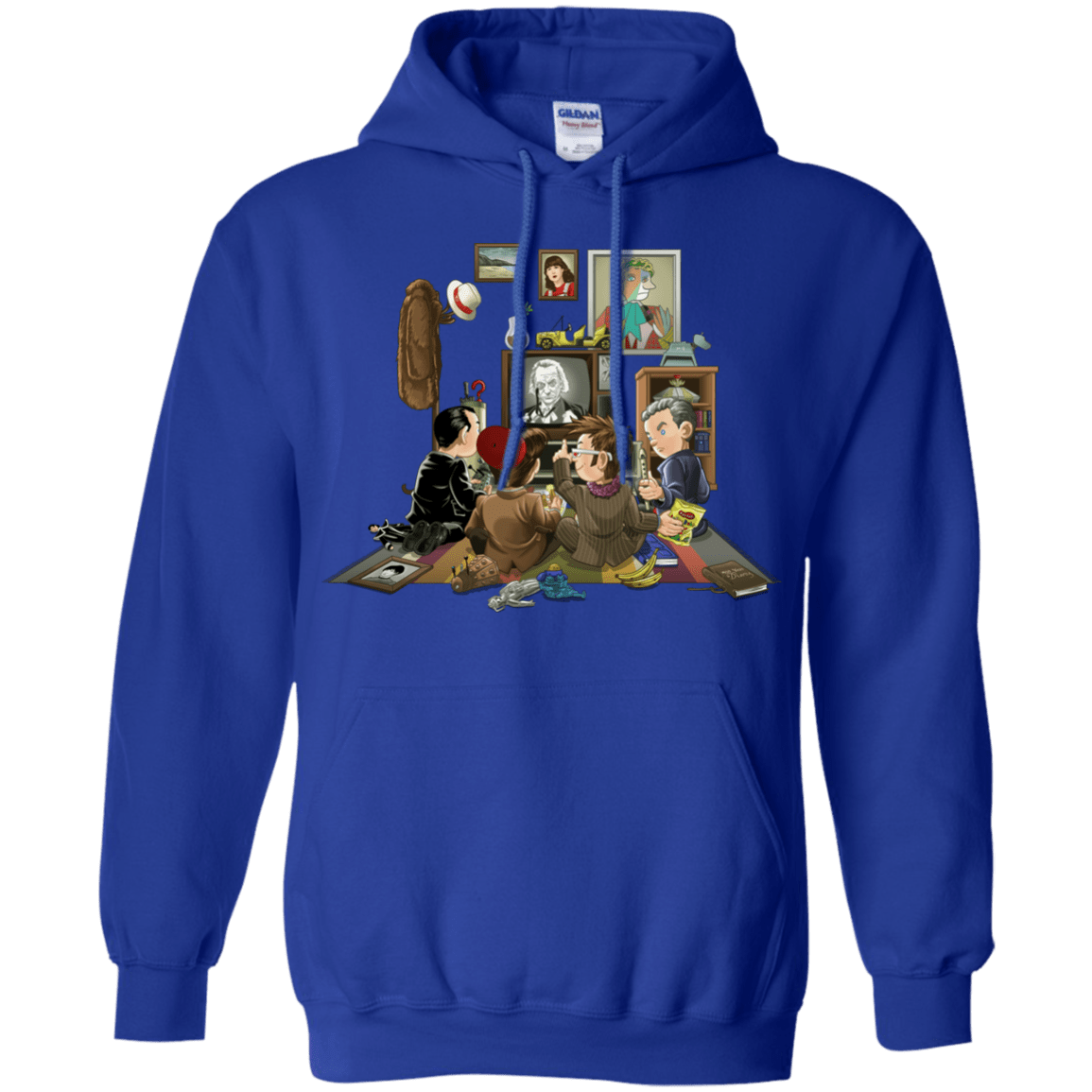 Sweatshirts Royal / Small 50 Years Of The Doctor Pullover Hoodie