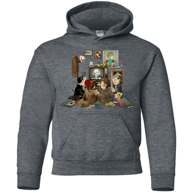 Sweatshirts Dark Heather / YS 50 Years Of The Doctor Youth Hoodie