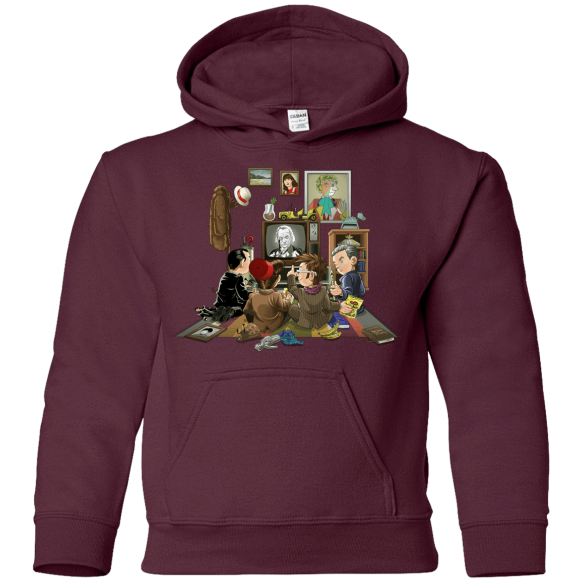 Sweatshirts Maroon / YS 50 Years Of The Doctor Youth Hoodie