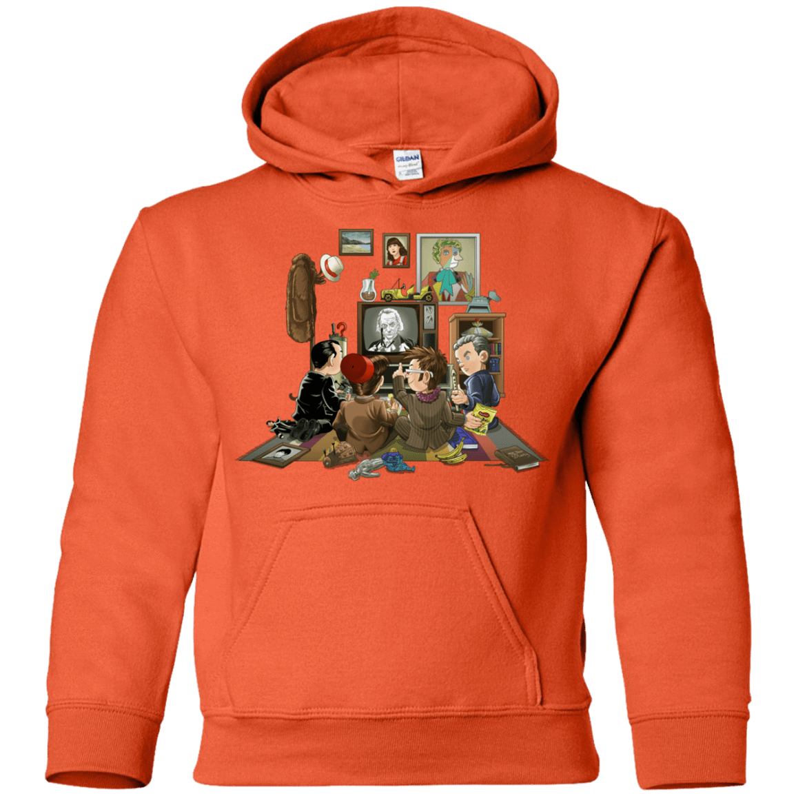 Sweatshirts Orange / YS 50 Years Of The Doctor Youth Hoodie