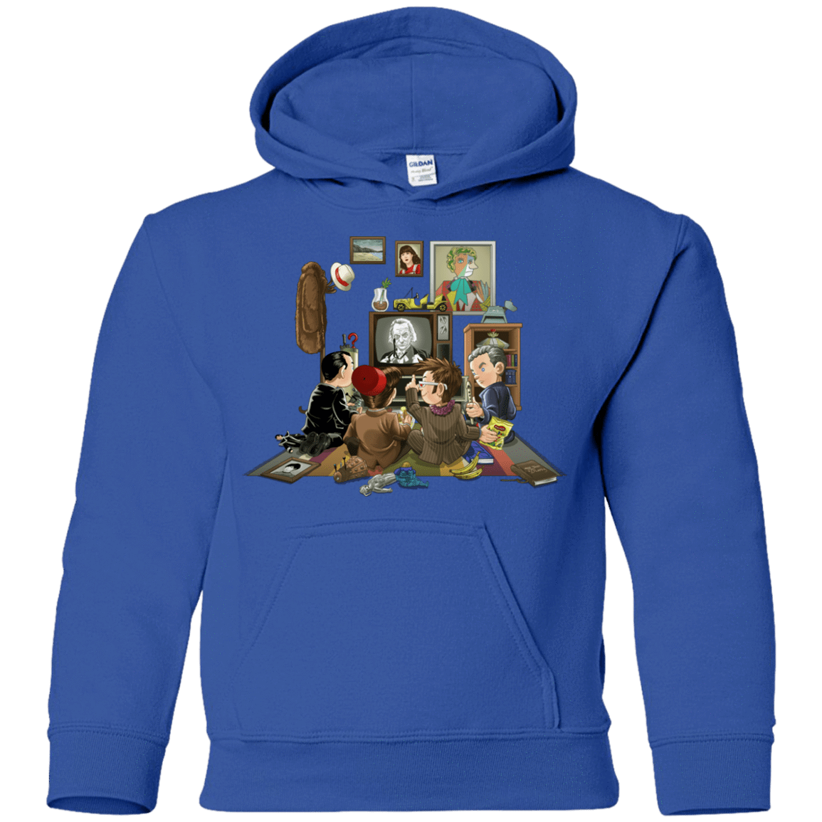 Sweatshirts Royal / YS 50 Years Of The Doctor Youth Hoodie