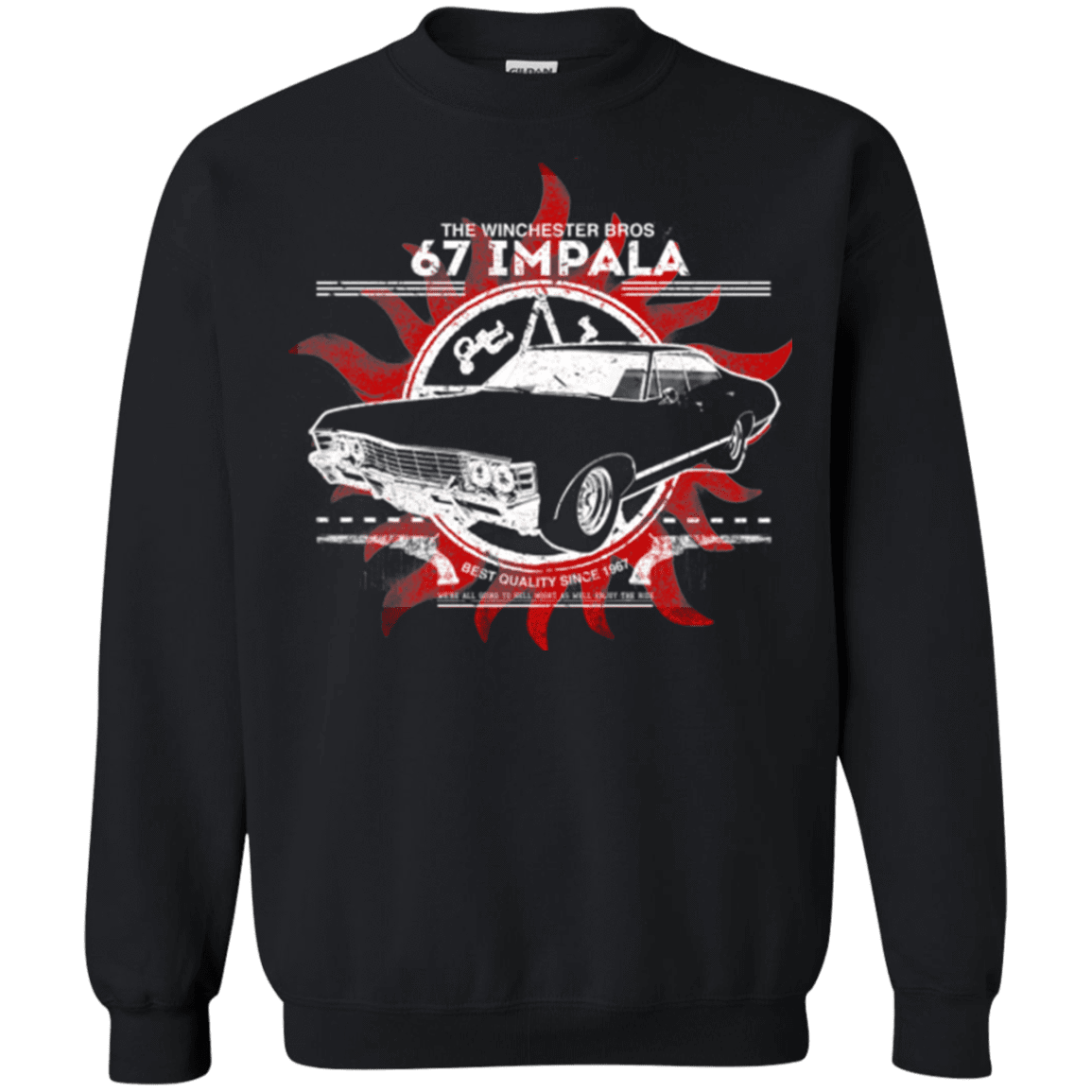 Sweatshirts Black / Small 67 impala Crewneck Sweatshirt