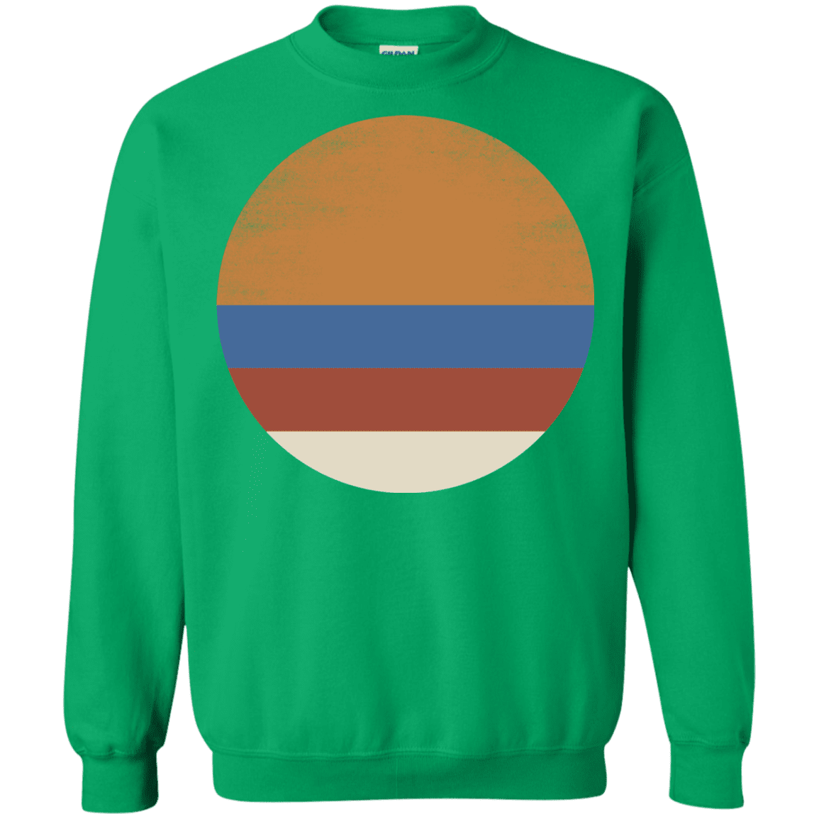 Sweatshirts Irish Green / S 70s Sun Crewneck Sweatshirt