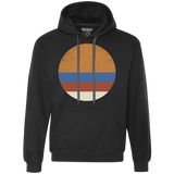 Sweatshirts Black / S 70s Sun Premium Fleece Hoodie