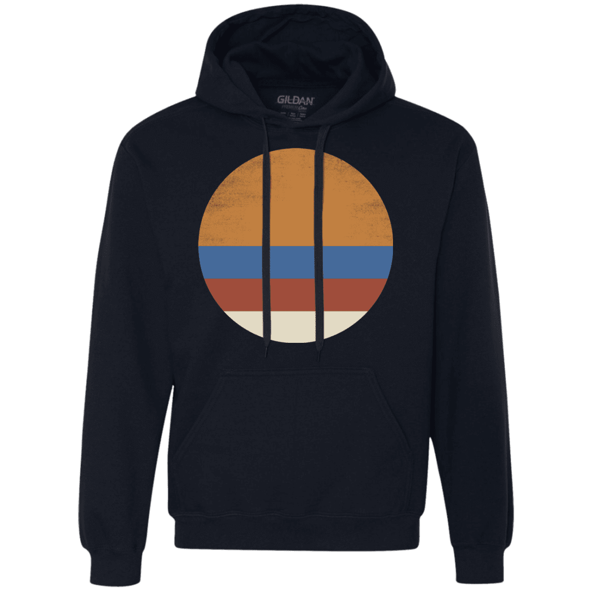 Sweatshirts Navy / S 70s Sun Premium Fleece Hoodie