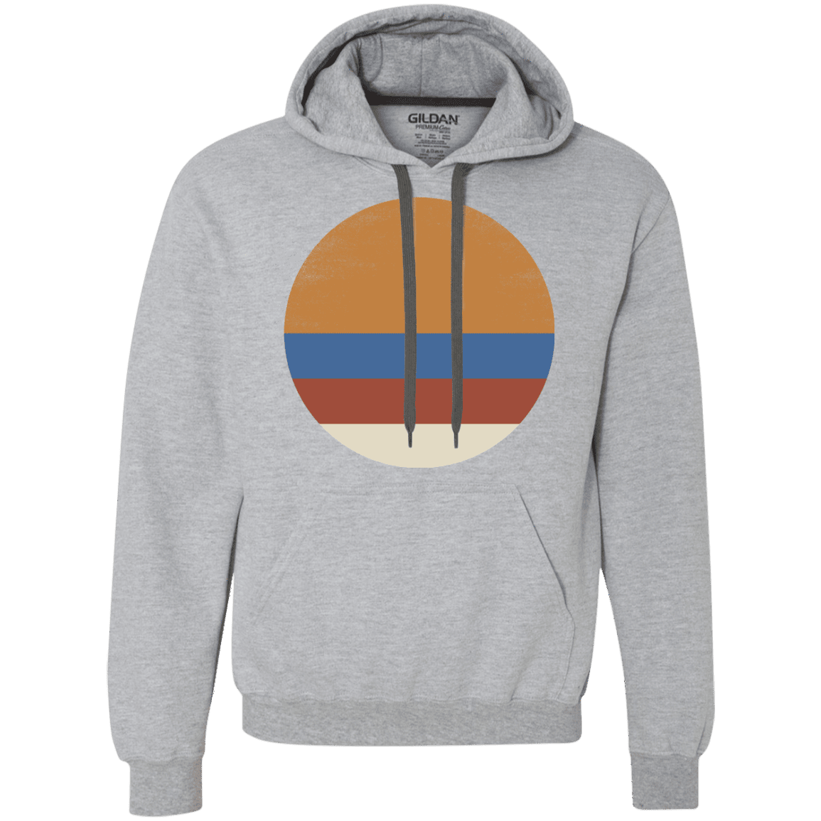 Sweatshirts Sport Grey / S 70s Sun Premium Fleece Hoodie