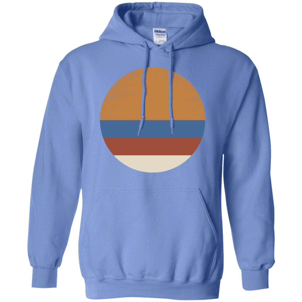 Sweatshirts Carolina Blue / S 70s Sun Pullover Hoodie