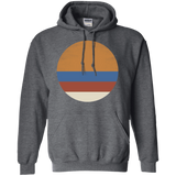 Sweatshirts Dark Heather / S 70s Sun Pullover Hoodie