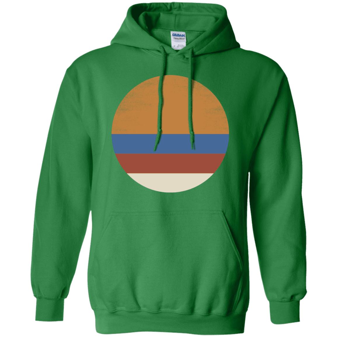 Sweatshirts Irish Green / S 70s Sun Pullover Hoodie