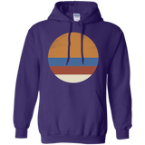 Sweatshirts Purple / S 70s Sun Pullover Hoodie