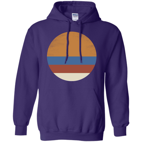Sweatshirts Purple / S 70s Sun Pullover Hoodie