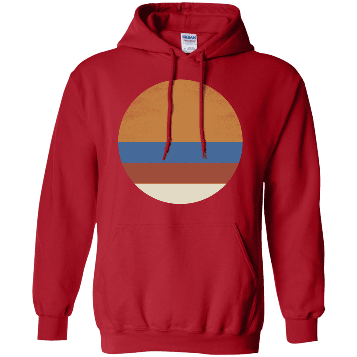 Sweatshirts Red / S 70s Sun Pullover Hoodie