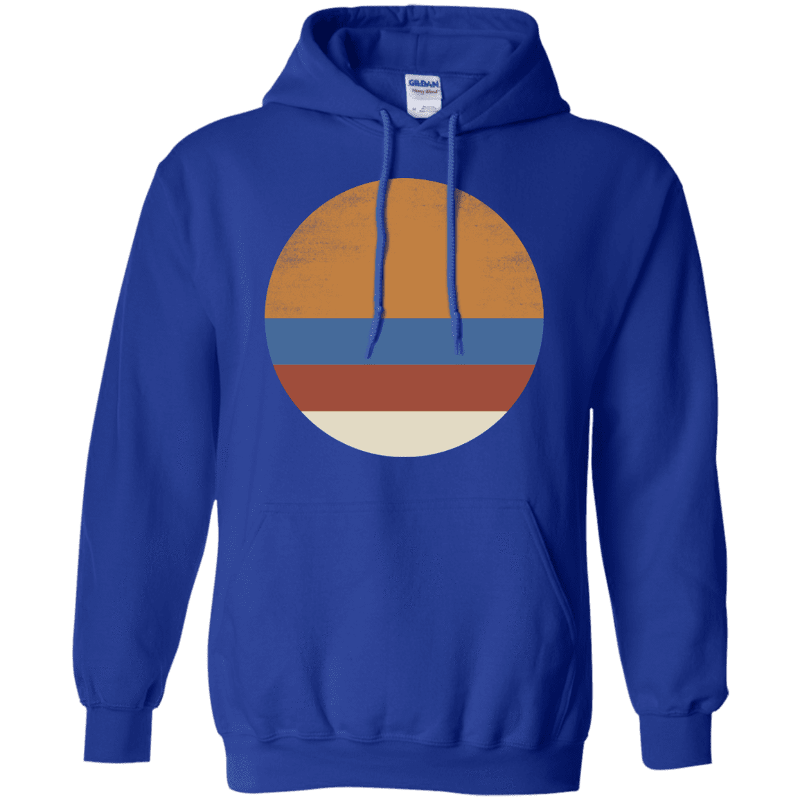 Sweatshirts Royal / S 70s Sun Pullover Hoodie