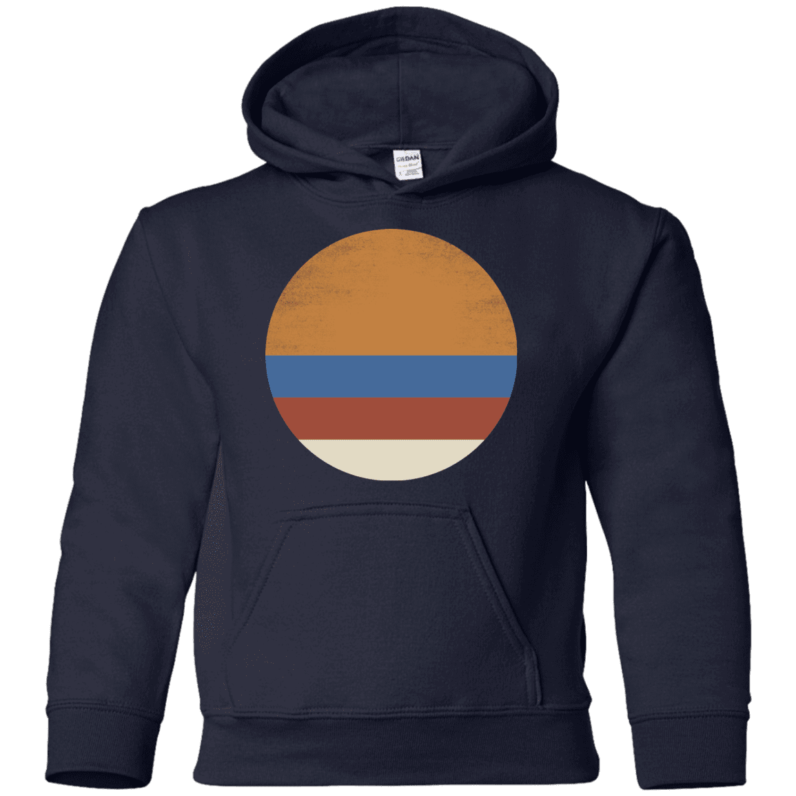 Sweatshirts Navy / YS 70s Sun Youth Hoodie