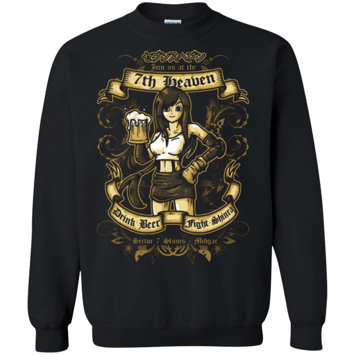 Sweatshirts Black / Small 7TH HEAVEN Crewneck Sweatshirt