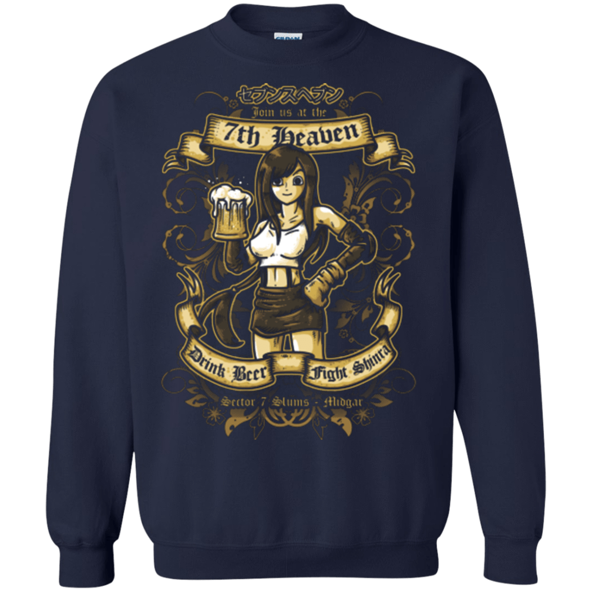 Sweatshirts Navy / Small 7TH HEAVEN Crewneck Sweatshirt