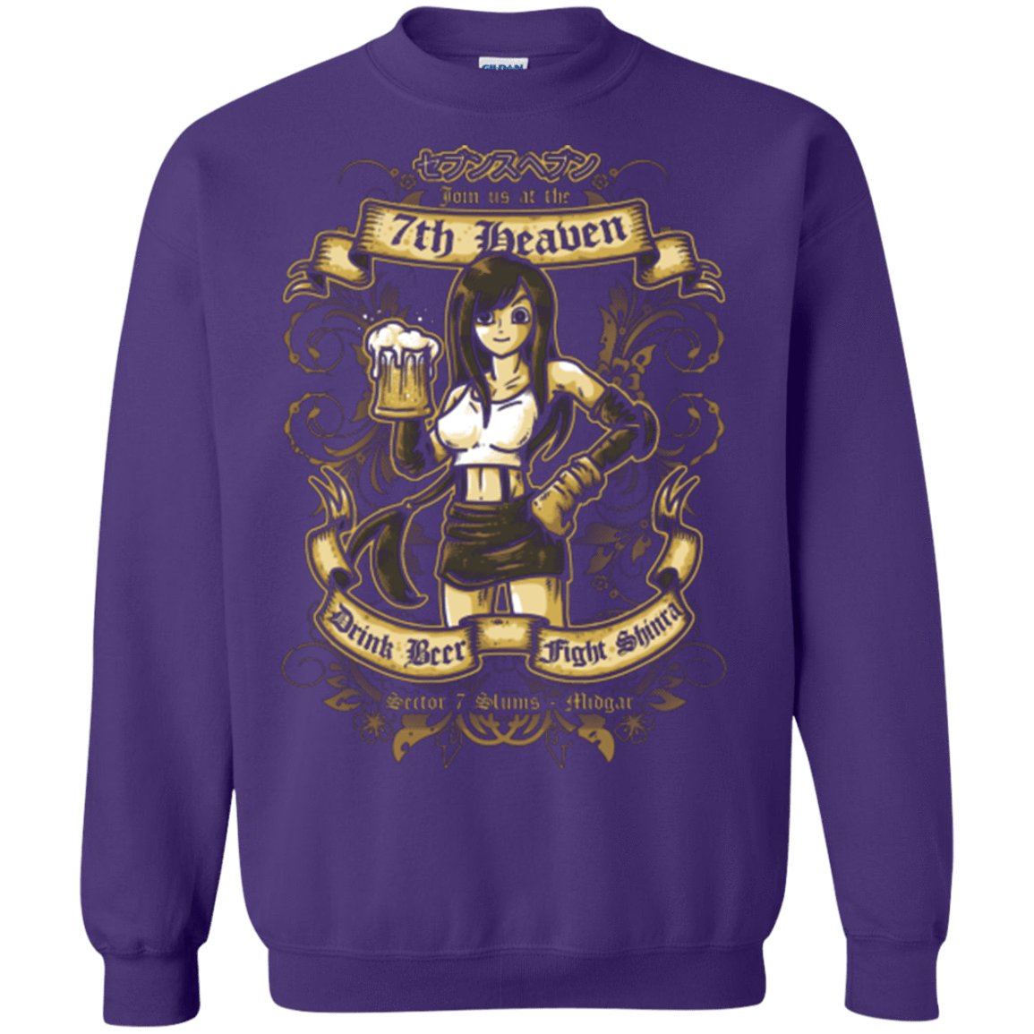 Sweatshirts Purple / Small 7TH HEAVEN Crewneck Sweatshirt