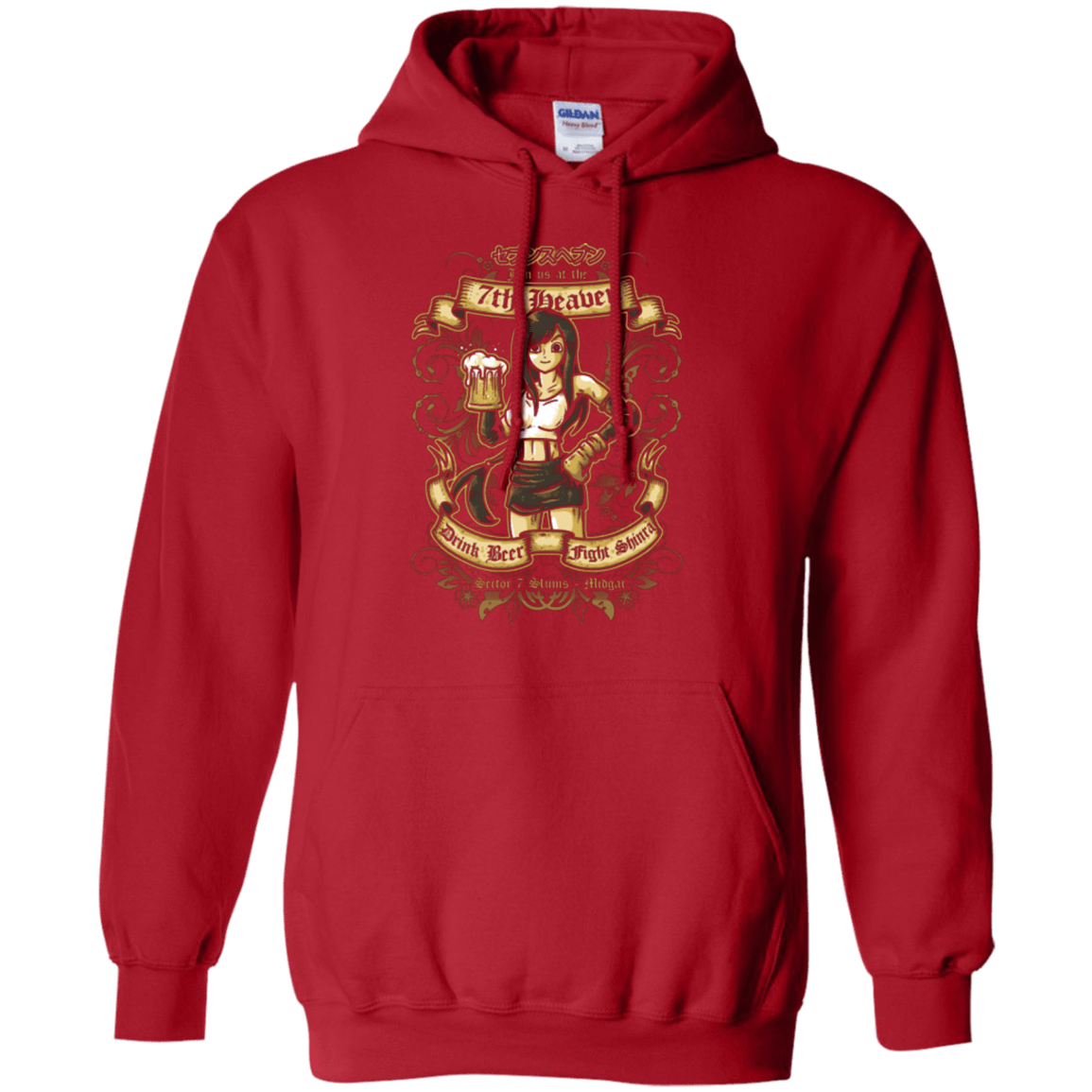 Sweatshirts Red / Small 7TH HEAVEN Pullover Hoodie