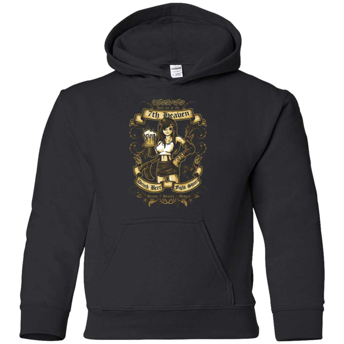 Sweatshirts Black / YS 7TH HEAVEN Youth Hoodie