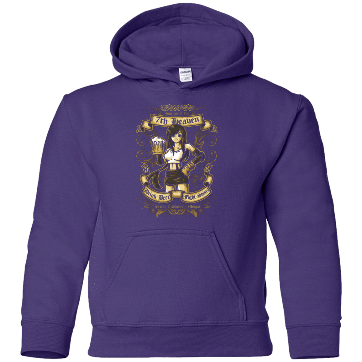 Sweatshirts Purple / YS 7TH HEAVEN Youth Hoodie