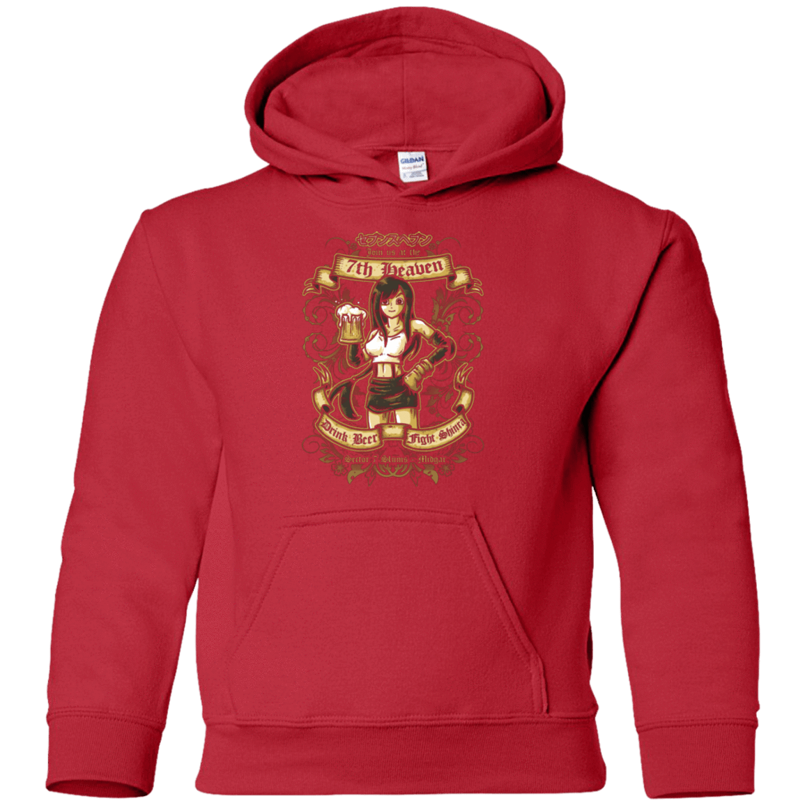 Sweatshirts Red / YS 7TH HEAVEN Youth Hoodie