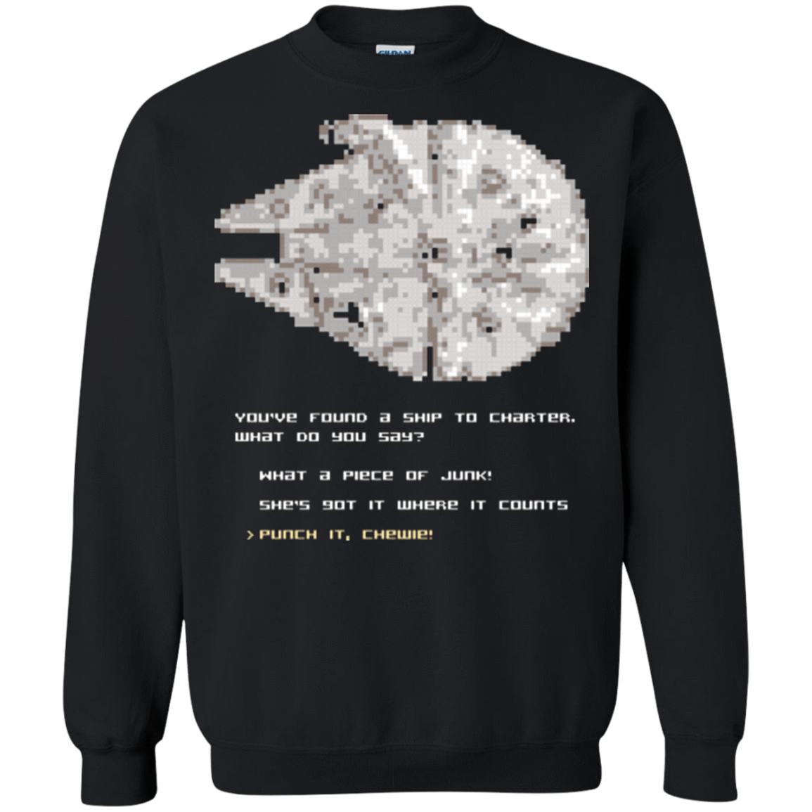 Sweatshirts Black / Small 8-Bit Charter Crewneck Sweatshirt