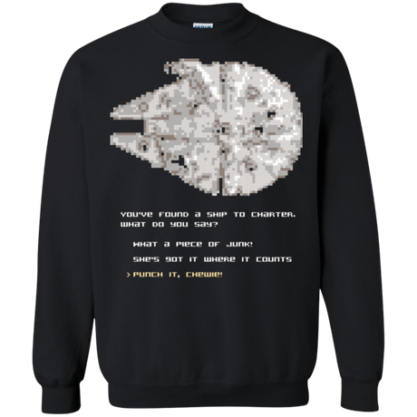 Sweatshirts Black / Small 8-Bit Charter Crewneck Sweatshirt