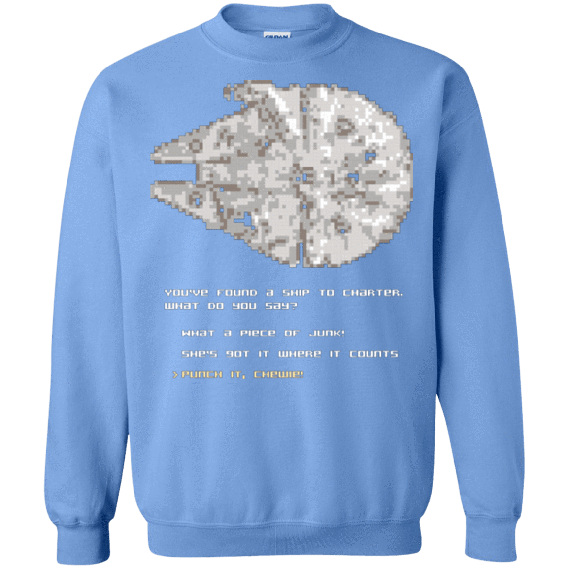 Sweatshirts Carolina Blue / Small 8-Bit Charter Crewneck Sweatshirt