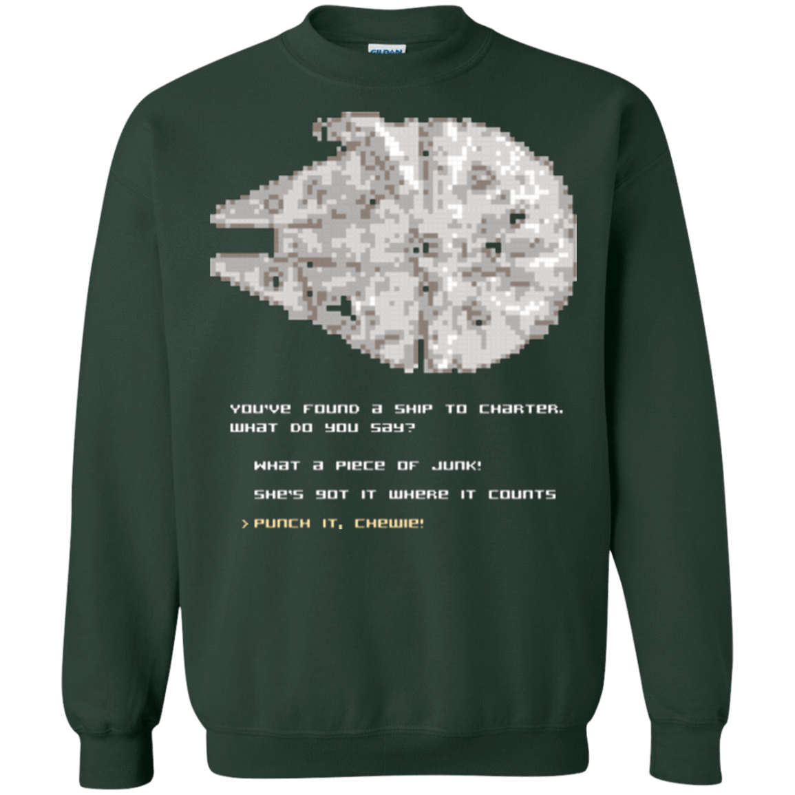 Sweatshirts Forest Green / Small 8-Bit Charter Crewneck Sweatshirt