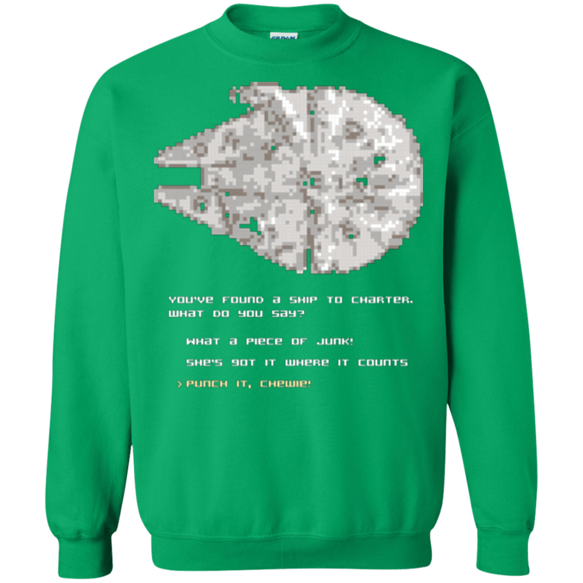 Sweatshirts Irish Green / Small 8-Bit Charter Crewneck Sweatshirt