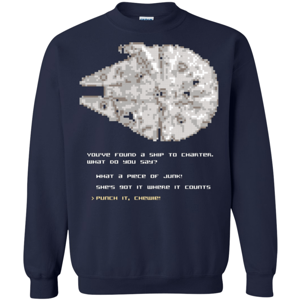 Sweatshirts Navy / Small 8-Bit Charter Crewneck Sweatshirt