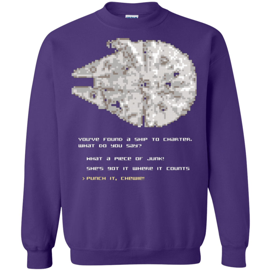 Sweatshirts Purple / Small 8-Bit Charter Crewneck Sweatshirt