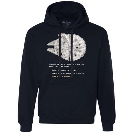 Sweatshirts Navy / Small 8-Bit Charter Premium Fleece Hoodie