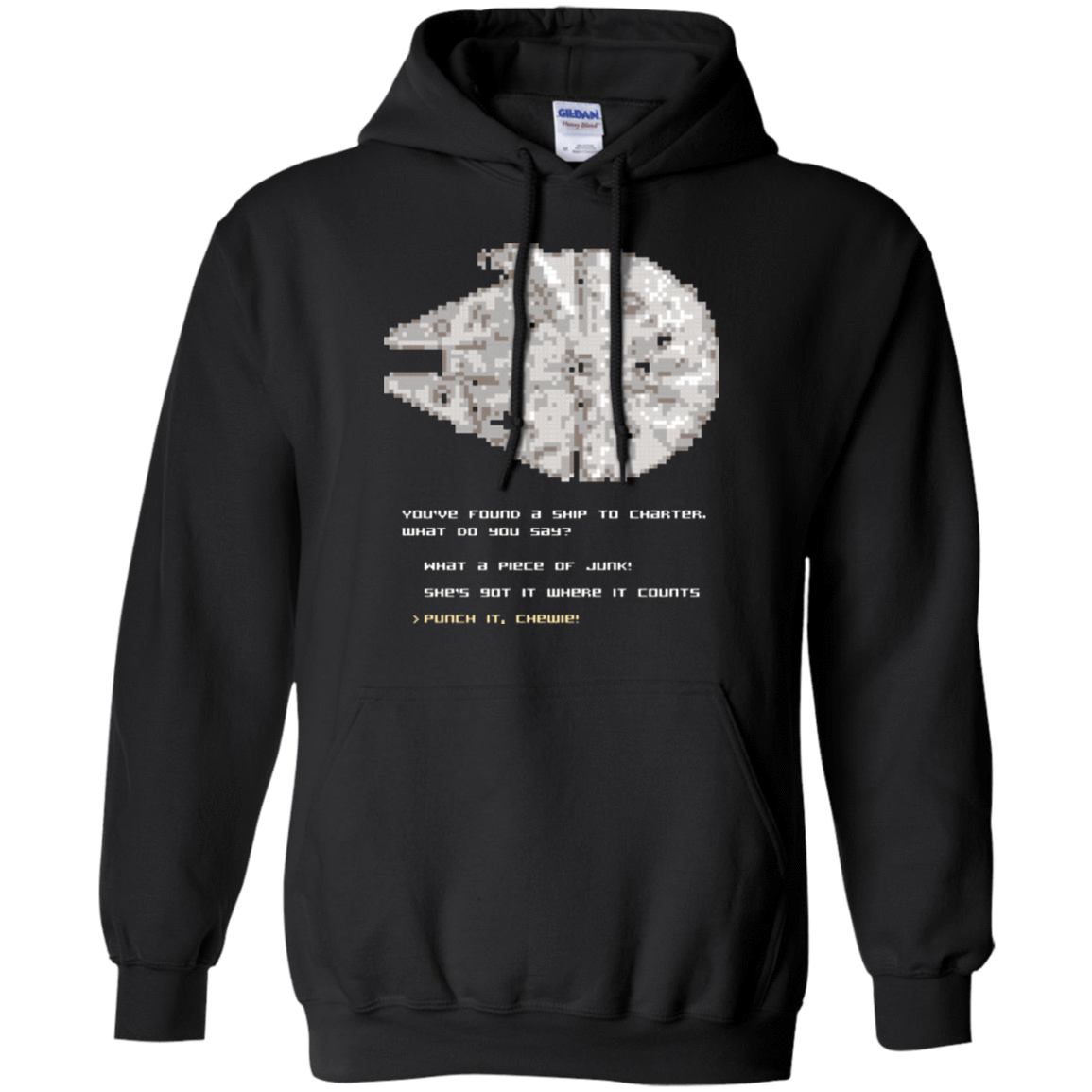 Sweatshirts Black / Small 8-Bit Charter Pullover Hoodie