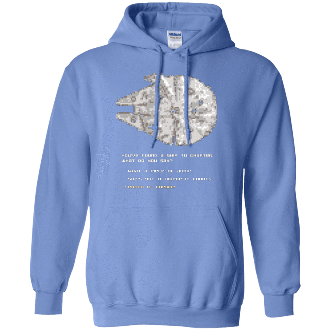 Sweatshirts Carolina Blue / Small 8-Bit Charter Pullover Hoodie