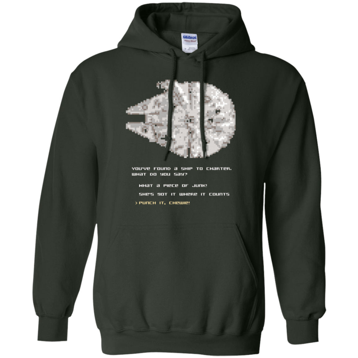 Sweatshirts Forest Green / Small 8-Bit Charter Pullover Hoodie