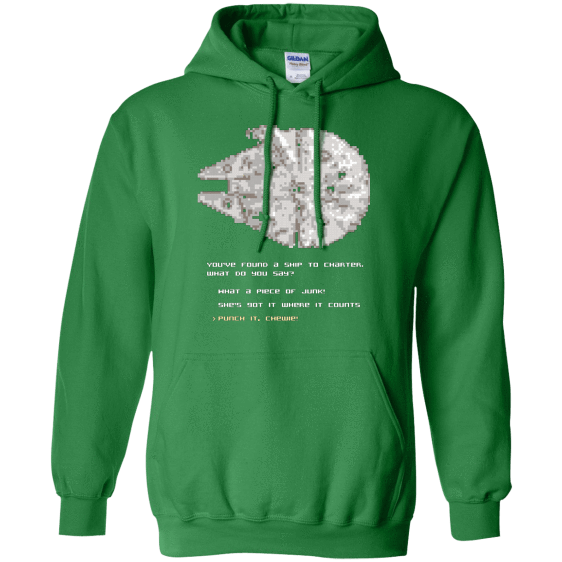 Sweatshirts Irish Green / Small 8-Bit Charter Pullover Hoodie