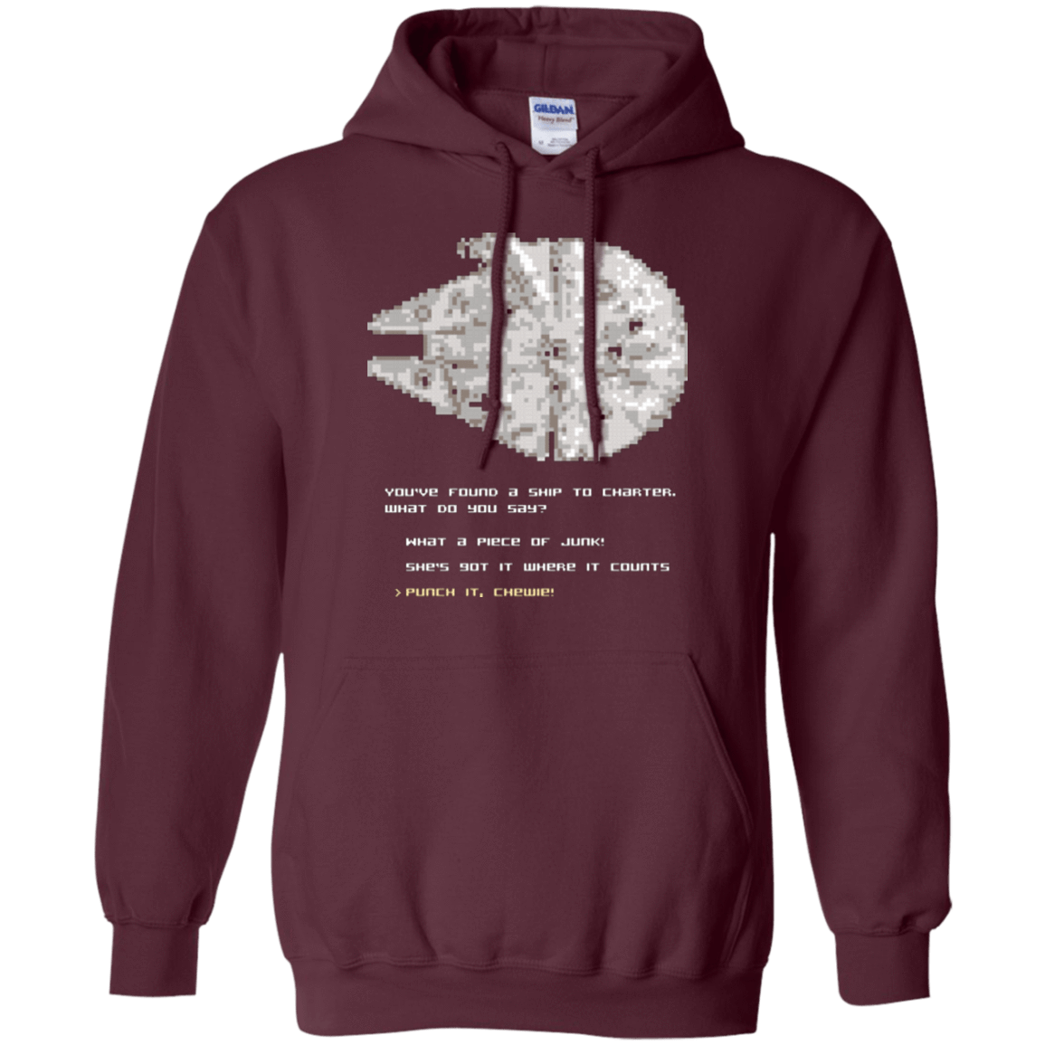 Sweatshirts Maroon / Small 8-Bit Charter Pullover Hoodie